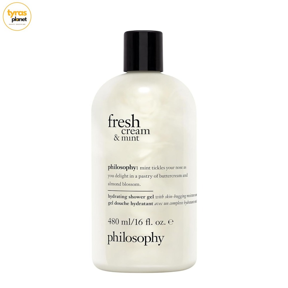 Philosophy Fresh Cream & Mint Hydrating Shower Gel 16 oz New